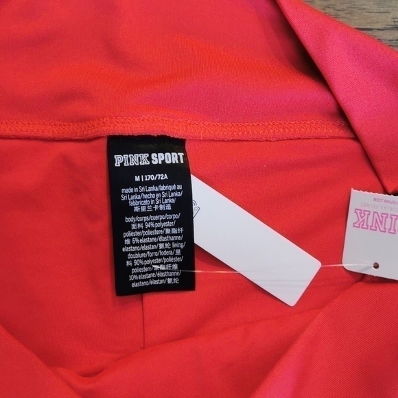 Pink Victoria's Secret Bikini Bottom Red Medium New - Picture 6 of 8